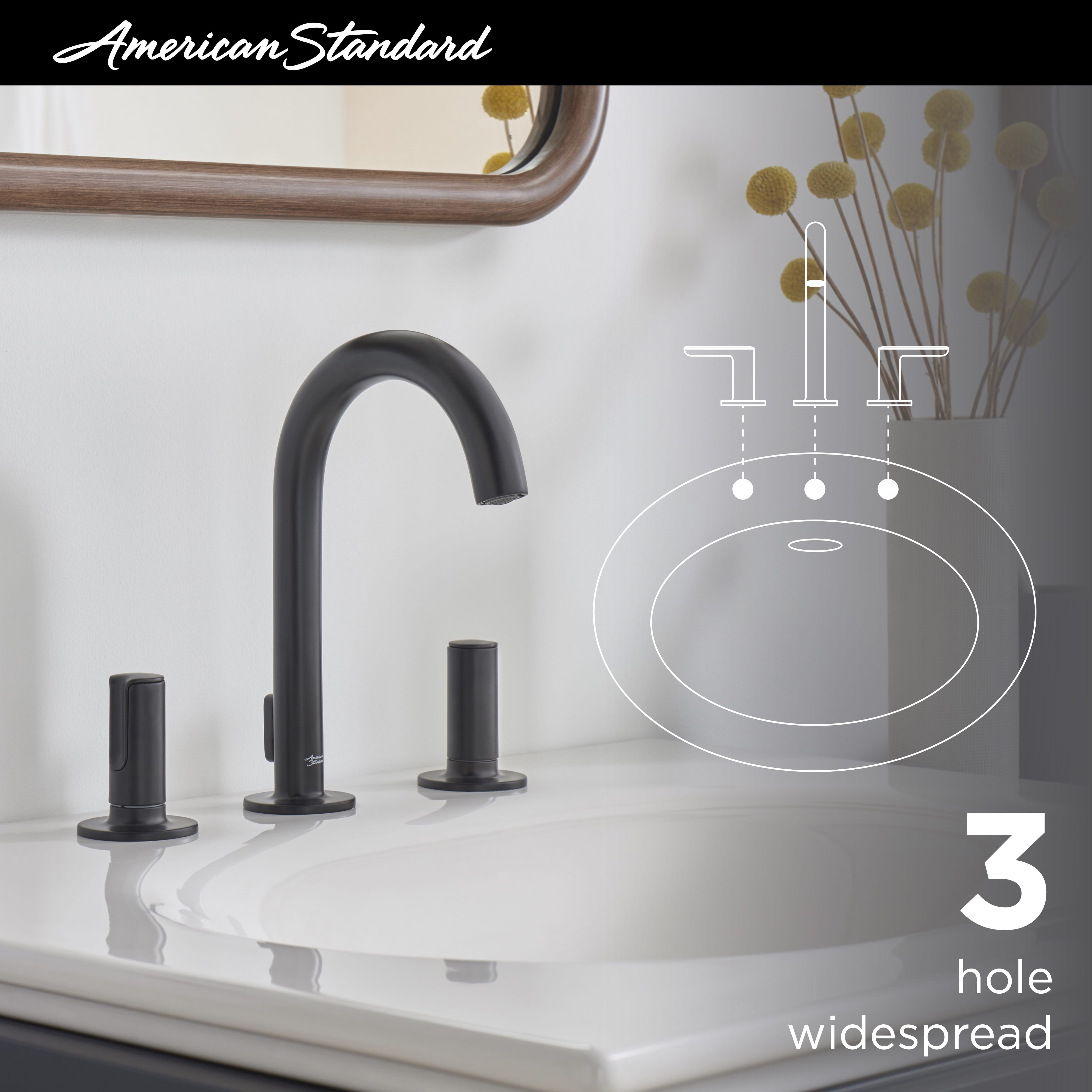 Studio S 8 Inch Widespread 2 Handle Bathroom Faucet 12 gpm 45 L min With Lever Handles BRUSHED NICKEL
